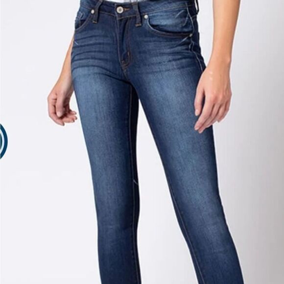 KANCAN WOMEN'S MID RISE SUPER SKINNY JEANS Sz 9/28 - Picture 1 of 5